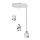 Lampadario a sospensione con cavo ELEN 3xE27/35W/230V Ø 29 cm bianco/oro