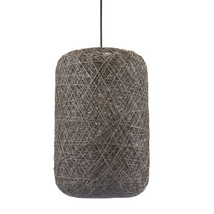 Lampadario a sospensione con cavo ELLEN 1xE27/20W/230V Ø 30 cm antracite