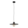 Lampadario a sospensione con cavo EMELI 1xE27/15W/230V nero