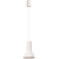 Lampadario a sospensione con cavo ESTRIA 1xE14/10W/230V Ø 14 cm crema
