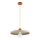Lampadario a sospensione con cavo ETERI 1xE27/15W/230V beige/rame
