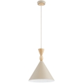 Lampadario a sospensione con cavo FERYT 1xE27/15W/230V beige