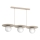Lampadario a sospensione con cavo FLAT 3xE27/15W/230V beige