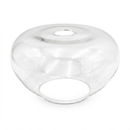 Lampadario a sospensione con cavo FLO, 1x E27, 15W, 230V, cromo lucido/trasparente