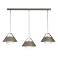 Lampadario a sospensione con cavo FUNDA 3xE27/15W/230V bronzo