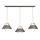 Lampadario a sospensione con cavo FUNDA 3xE27/15W/230V bronzo