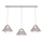 Lampadario a sospensione con cavo FUNDA 3xE27/15W/230V colore crema