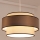 Lampadario a sospensione con cavo GRACE 1xE27/60W/230V Ø 40 cm crema/grigio
