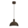 Lampadario a sospensione con cavo HANDA 1xE27/15W/230V marrone