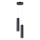 Lampadario a sospensione con cavo LAGOS 2xGU10/10W/230V nero