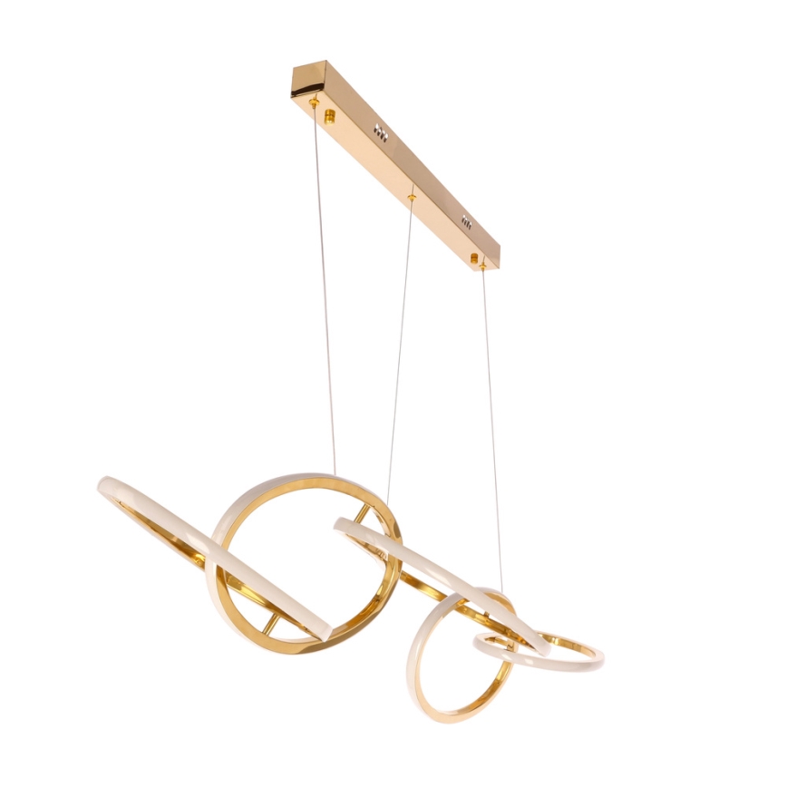 Lampadario a sospensione con cavo LED ANNELI LED/45W/230V 125 cm Oro