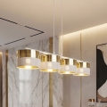 Lampadario a sospensione con cavo LUX 4xE27/15W/230V bianco/oro
