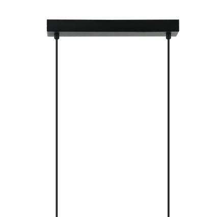 Lampadario a sospensione con cavo MADDIE 5xE14/5W/230V, nero