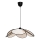 Lampadario a sospensione con cavo MARGARET 1xE27/40W/230V nero/beige