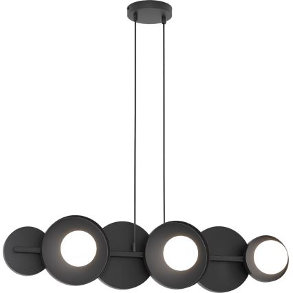 Lampadario a sospensione con cavo MODEL 6xG9/8W/230V nero