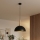 Lampadario a sospensione con cavo NAUTICA 1xGX53/12W/230V nero