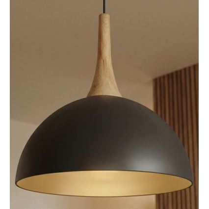 Lampadario a sospensione con cavo NAUTICA 1xGX53/12W/230V nero
