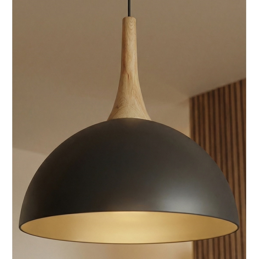 Lampadario a sospensione con cavo NAUTICA 1xGX53/12W/230V nero