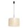 Lampadario a sospensione con cavo NEVIA 1xE27/15W/230V Ø 40 cm beige/effetto marmo