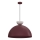 Lampadario a sospensione con cavo NEVIS 1xE27/15W/230V Ø 50 cm bordeaux