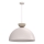 Lampadario a sospensione con cavo NEVIS 1xE27/15W/230V Ø 50 cm crema