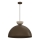 Lampadario a sospensione con cavo NEVIS 1xE27/15W/230V Ø 50 cm marrone