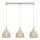 Lampadario a sospensione con cavo NOAK CLASSIC 3xE27/15W/230V beige