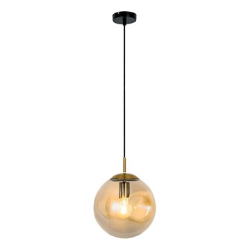 Lampadario a sospensione con cavo OSCAR 1xE27/40W/230V beige fumé