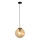 Lampadario a sospensione con cavo OSCAR 1xE27/40W/230V beige fumé