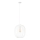 Lampadario a sospensione con cavo OVELLA 1xE27/15W/230V Ø 34 cm crema