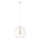 Lampadario a sospensione con cavo OVELLA 1xE27/15W/230V, Ø 36 cm, crema