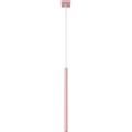 Lampadario a sospensione con cavo PASTELO 1xG9/8W/230V rosa