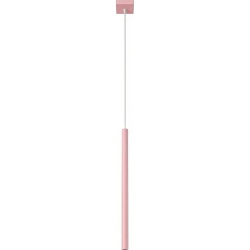 Lampadario a sospensione con cavo PASTELO 1xG9/8W/230V rosa