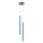 Lampadario a sospensione con cavo PASTELO 2xG9/8W/230V blu