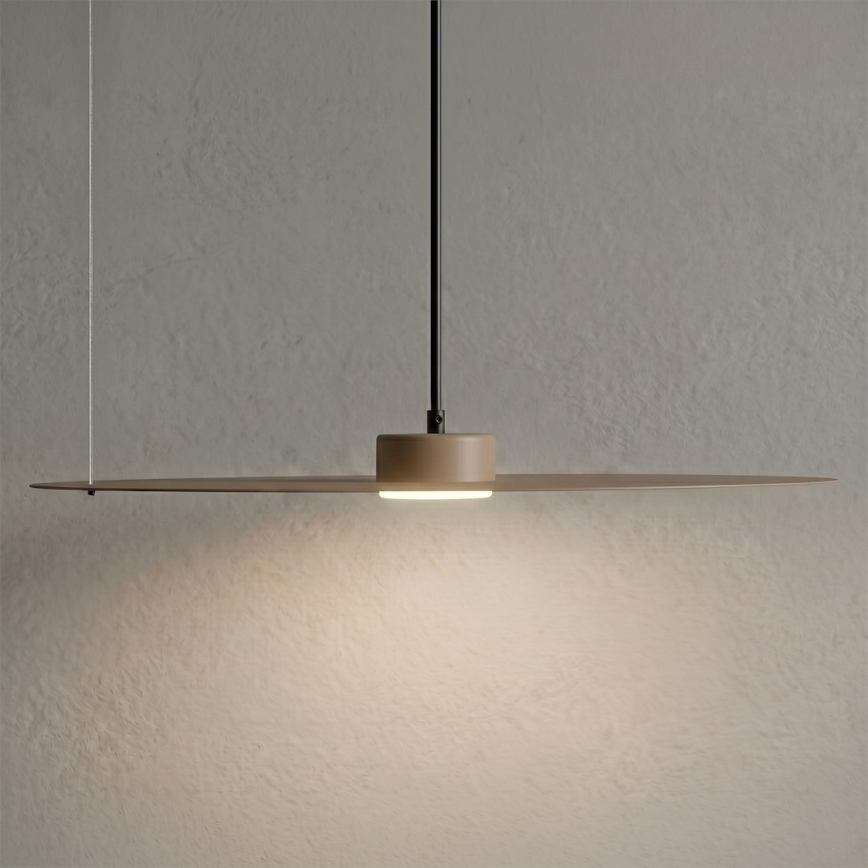 Lampadario a sospensione con cavo PIATTO 1xGX53/15W/230V diam. 55 cm beige
