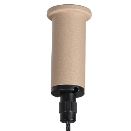 Lampadario a sospensione con cavo PIATTO 1xGX53/15W/230V diam. 55 cm beige