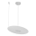 Lampadario a sospensione con cavo PIATTO 1xGX53/15W/230V Ø 35 cm, bianco