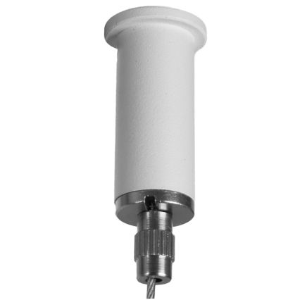 Lampadario a sospensione con cavo PIATTO 1xGX53/15W/230V Ø 35 cm, bianco