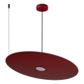 Lampadario a sospensione con cavo PIATTO 1xGX53/15W/230V Ø 55 cm bordeaux