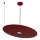 Lampadario a sospensione con cavo PIATTO 1xGX53/15W/230V Ø 55 cm bordeaux