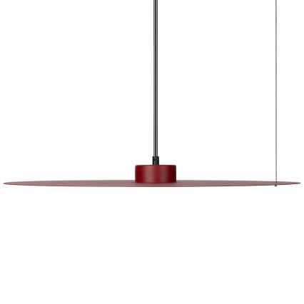 Lampadario a sospensione con cavo PIATTO 1xGX53/15W/230V Ø 55 cm bordeaux