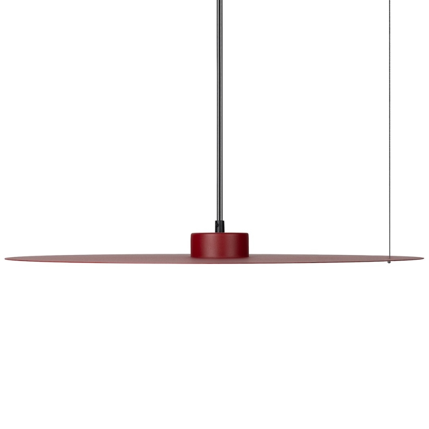 Lampadario a sospensione con cavo PIATTO 1xGX53/15W/230V Ø 55 cm bordeaux