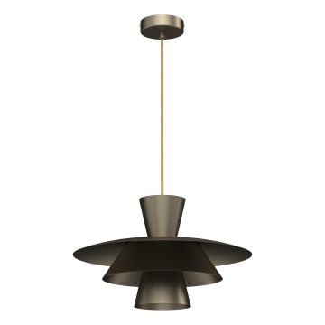 Lampadario a sospensione con cavo PLATO 1xE27/15W/230V bronzo