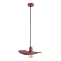Lampadario a sospensione con cavo SAVANA 1xE27/15W/230V nero/rosso