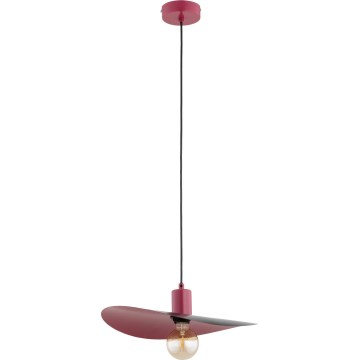 Lampadario a sospensione con cavo SAVANA 1xE27/15W/230V nero/rosso