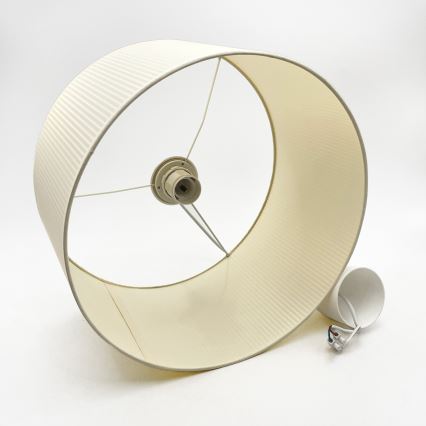 Lampadario a sospensione con cavo SIRJA PLISADO 1xE27/15W/230V Ø 35 cm colore crema