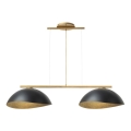 Lampadario a sospensione con cavo SOLAR 2xE27/60W/230V oro