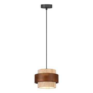 Lampadario a sospensione con cavo SUSAN 1xGX53/15W/230V marrone/beige