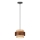 Lampadario a sospensione con cavo SUSAN 1xGX53/15W/230V marrone/beige