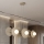 Lampadario a sospensione con cavo UMBRA 6xG9/8W/230V beige